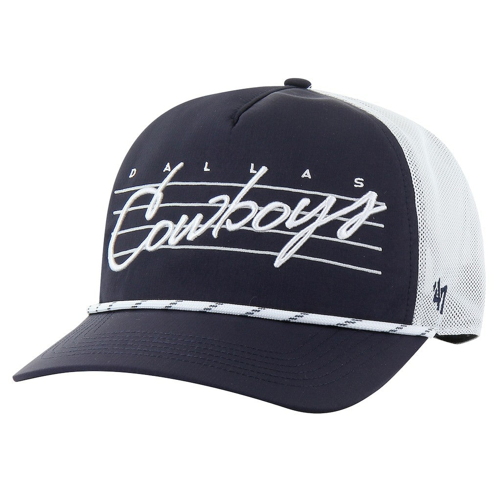 Dallas Cowboys '47 Downburst Relaxed Hitch Trucker Adjustable Hat Navy/White - 47 brand