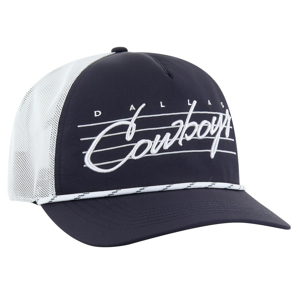 Dallas Cowboys '47 Downburst Relaxed Hitch Trucker Adjustable Hat Navy/White - 47 brand