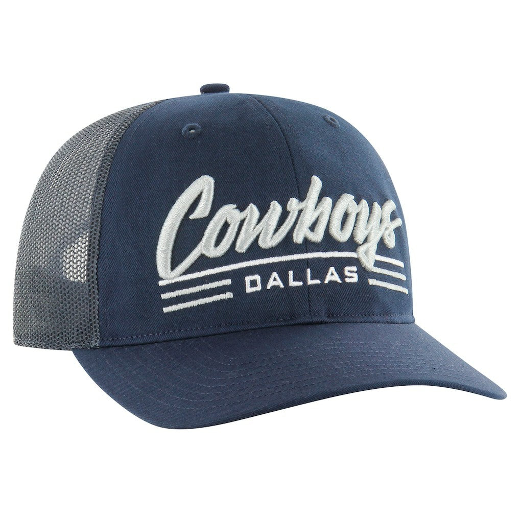 Dallas Cowboys '47 Garner Trucker Adjustable Hat Navy - 47 brand