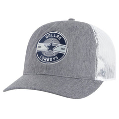 Dallas Cowboys '47 Hash Mark Trucker Adjustable Hat Heather Gray - 47 brand