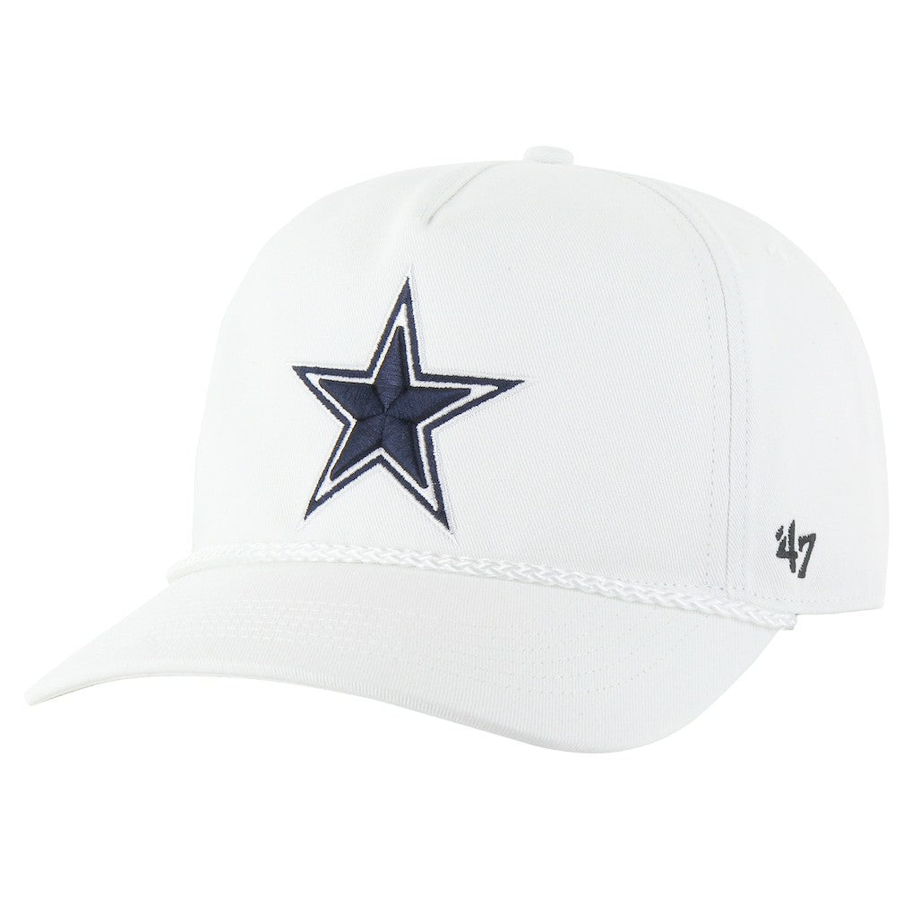 Dallas Cowboys '47 Rope Hitch Adjustable Hat White - 47 brand