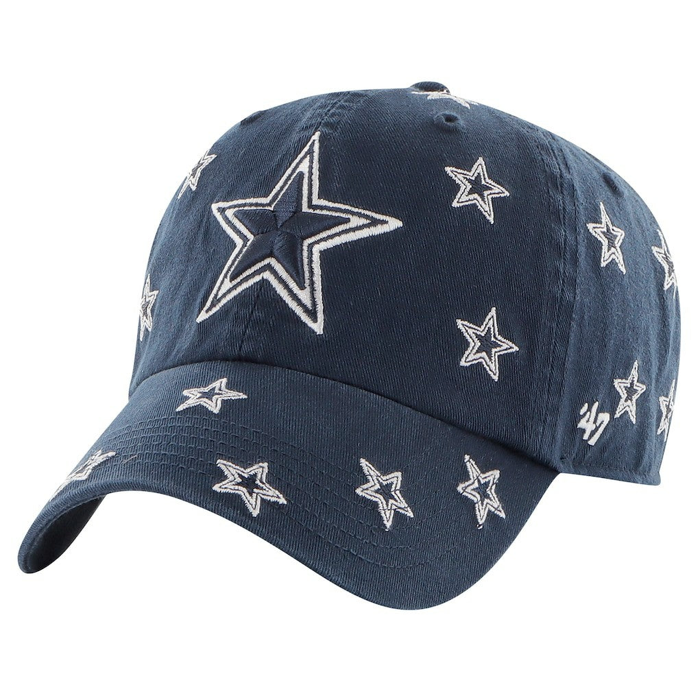 Dallas Cowboys '47 Women's Confetti Clean Up Adjustable Hat Navy - 47 brand