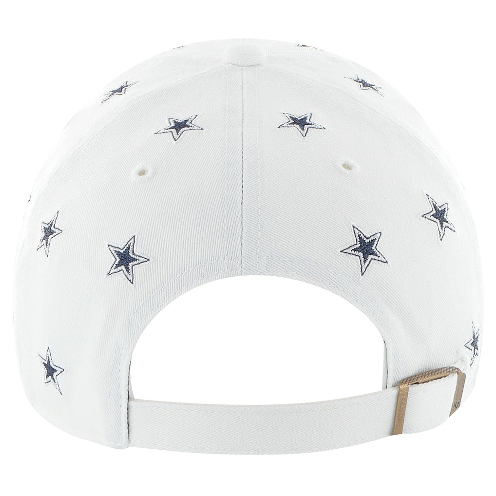 Dallas Cowboys '47 Women's Confetti Clean Up Adjustable Hat White - 47 brand