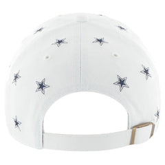 Dallas Cowboys '47 Women's Confetti Clean Up Adjustable Hat White - 47 brand