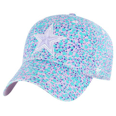 Dallas Cowboys '47 Girls Youth Cosmic Burst Clean Up Adjustable Hat Blue - 47 brand
