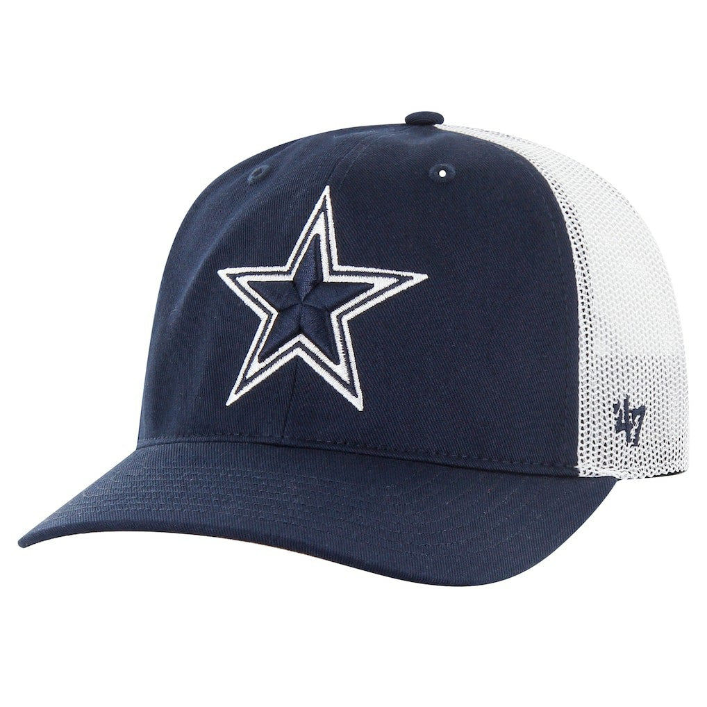 Dallas Cowboys '47 Youth Trucker Adjustable Hat Navy - 47 brand