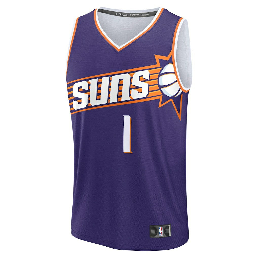 Devin Booker Phoenix Suns Youth Fast Break Player Jersey sale - Icon Editi- Purple | NBA Jerseys