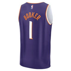 Fanatics - Devin Booker Phoenix Suns Youth Fast Break Player Jersey - Icon Editi- Purple