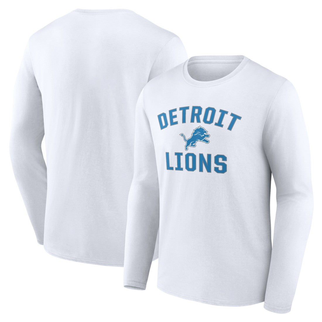 Detroit Lions Victory Arch Long Sleeve T-Shirt White - NFL