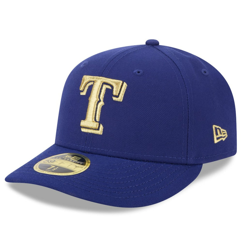 Texas Rangers New Era 2024 Gold Collection Low Profile 59FIFTY Fitted Hat discount