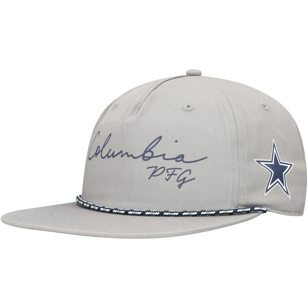 Dallas Cowboys PHG Back Tack Adjustable Hat Gray - Columbia