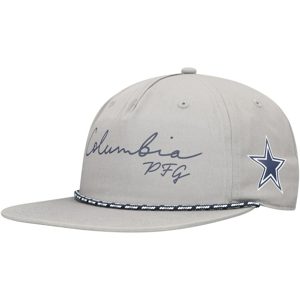 Dallas Cowboys PHG Back Tack Adjustable Hat Gray - Columbia