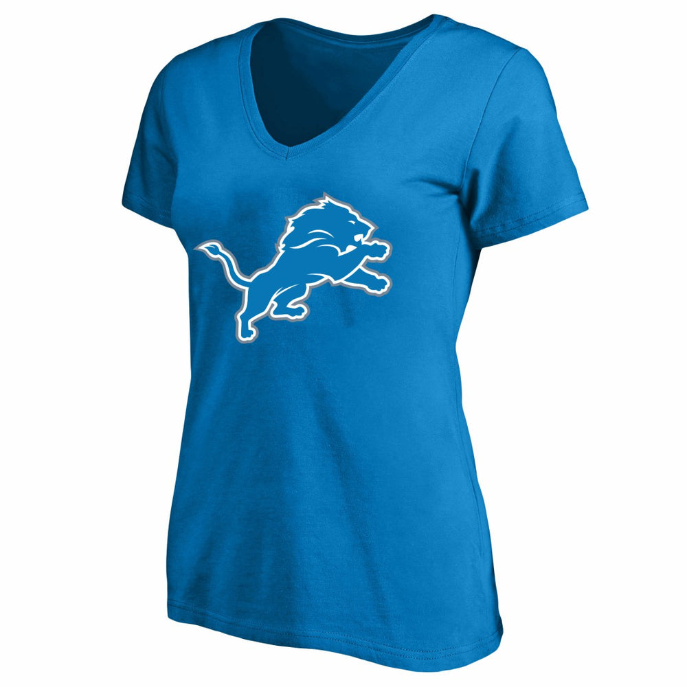 Amon-Ra St. Brown Detroit Lions Women's Plus Size Name & Number V-Neck T-Shirt Blue - Fanatics