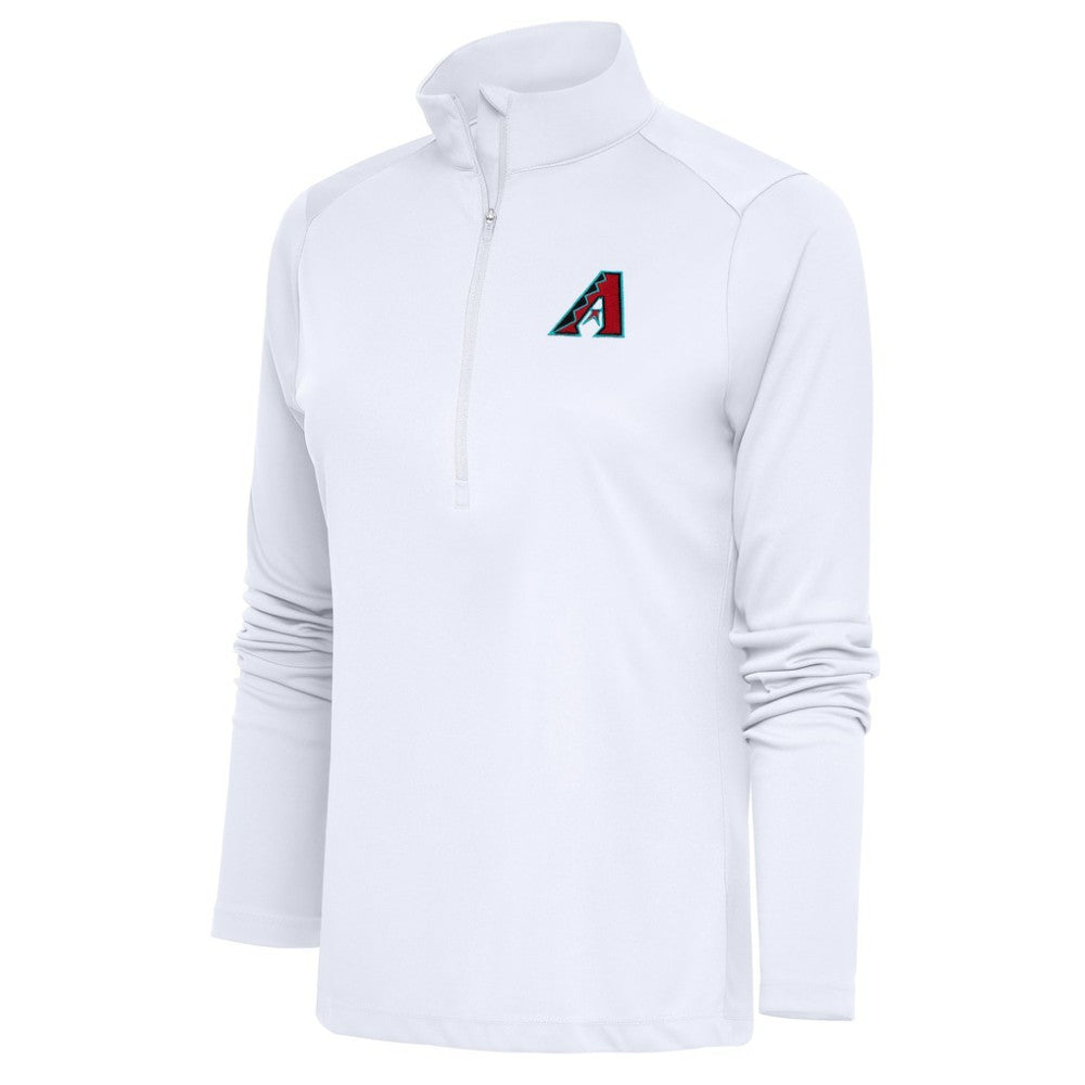 Arizona Diamondbacks Antigua Women's  Tribute Half-Zip Pullover Top – White Near Me