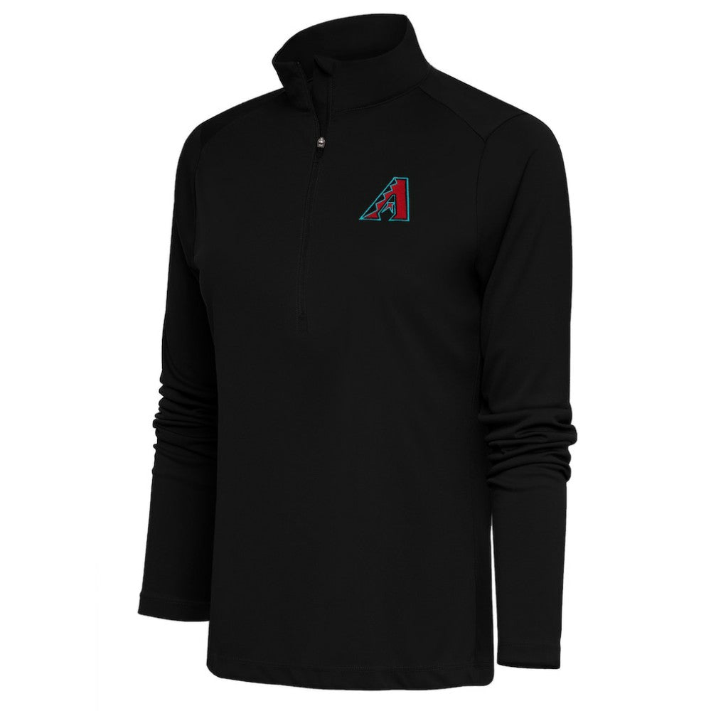 Arizona Diamondbacks Antigua Women's  Tribute Half-Zip Pullover Top – Black Sale