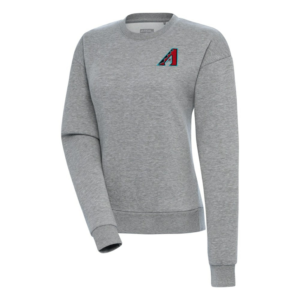 Arizona Diamondbacks Antigua Women's  Victory Crewneck Pullover Sweatshirt – Heather Gray discount