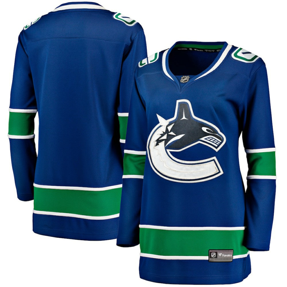 Vancouver Canucks Fanatics Women's Premier Breakaway Jersey - Blue | NHL Jerseys
