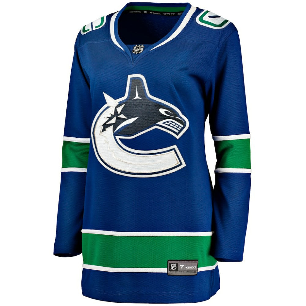 Vancouver Canucks Fanatics Women's Premier Breakaway Jersey - Blue | NHL Jerseys