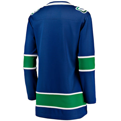 Vancouver Canucks Fanatics Women's Premier Breakaway Jersey - Blue | NHL Jerseys