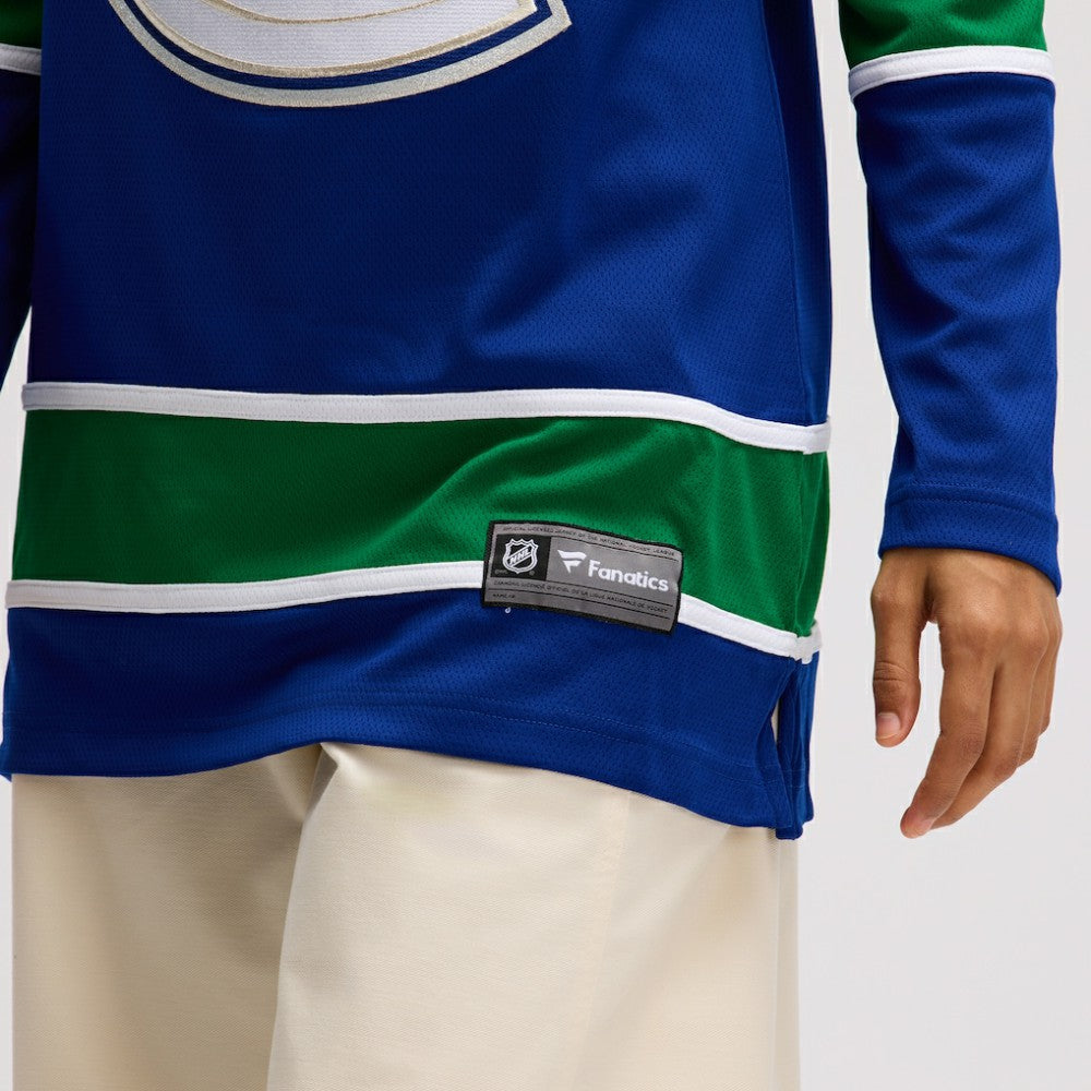 Vancouver Canucks Fanatics Women's Premier Breakaway Jersey - Blue | NHL Jerseys