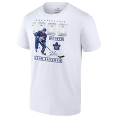 John Tavares Toronto Maple Leafs - 1,000 Career Points T-Shirt White