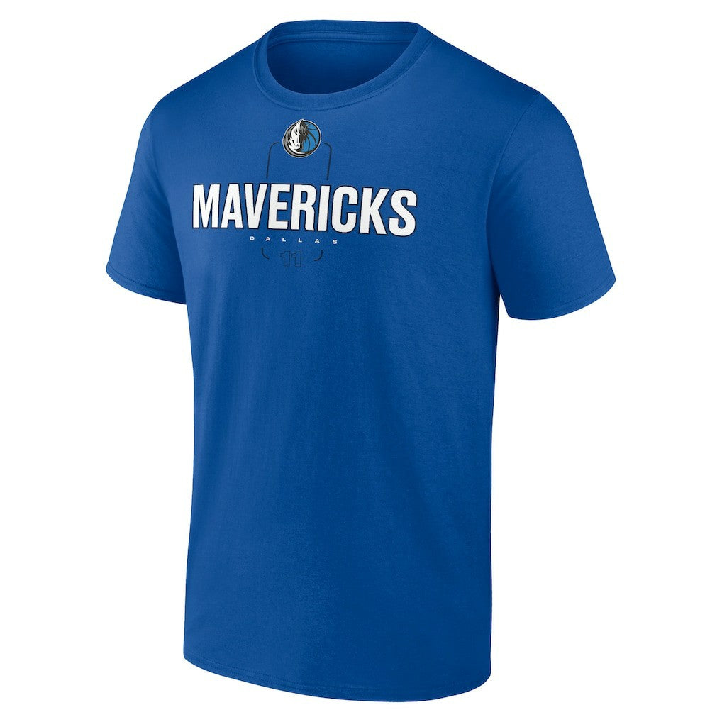 NBA - Kyrie Irving Dallas Mavericks Behind The Back Name & Number T-Shirt - Blue