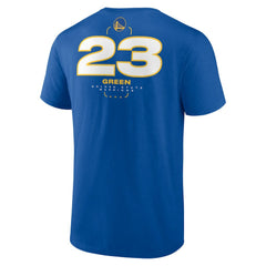 NBA - Draymond Green Golden State Warriors Behind The Back Name & Number T-Shirt - Royal