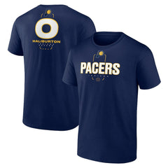 NBA - Tyrese Haliburton Indiana Pacers Behind The Back Name & Number T-Shirt - Navy