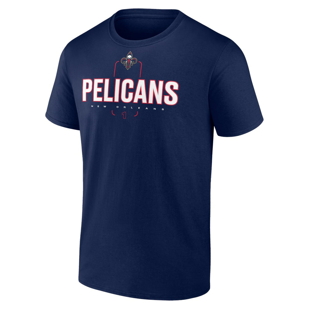 NBA - Zion Williamson New Orleans Pelicans Behind The Back Name & Number T-Shirt - Navy