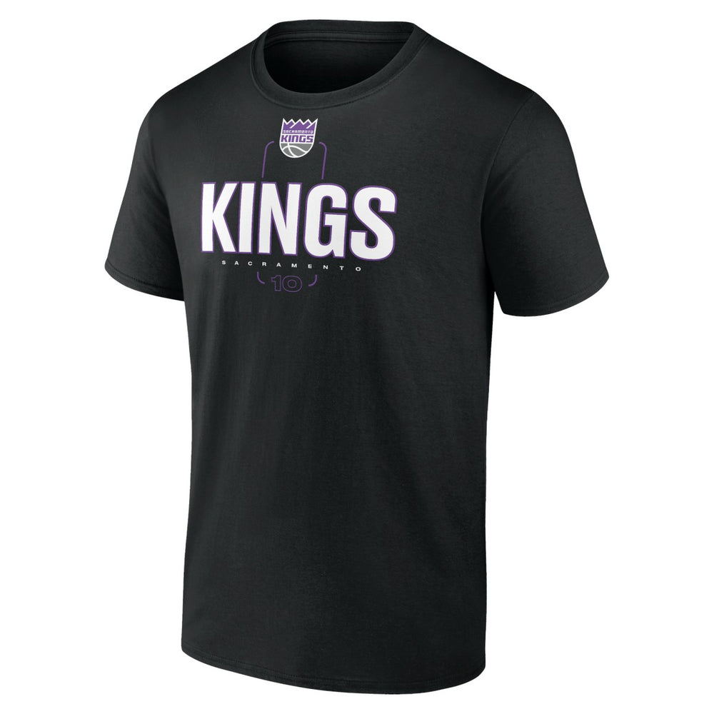 NBA - Domantas Sabonis Sacramento Kings Behind The Back Name & Number T-Shirt - Black