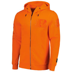 Cincinnati Bengals Pro Standard Triple Tonal Full-Zip Hoodie Orange - NFL