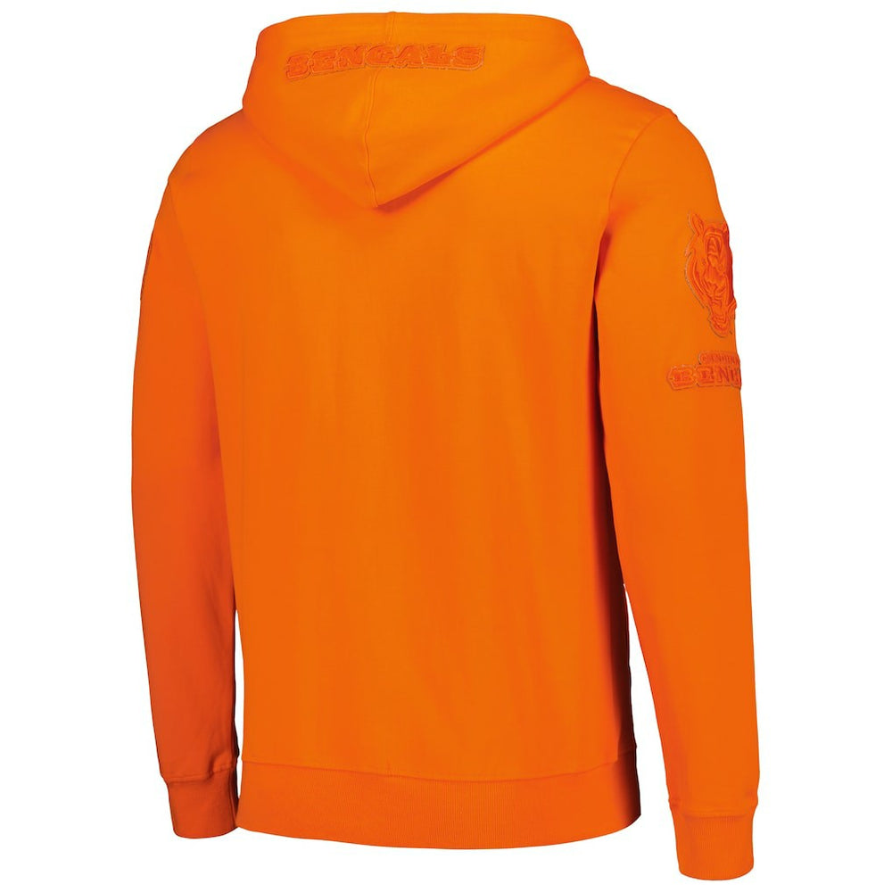Cincinnati Bengals Pro Standard Triple Tonal Full-Zip Hoodie Orange - NFL