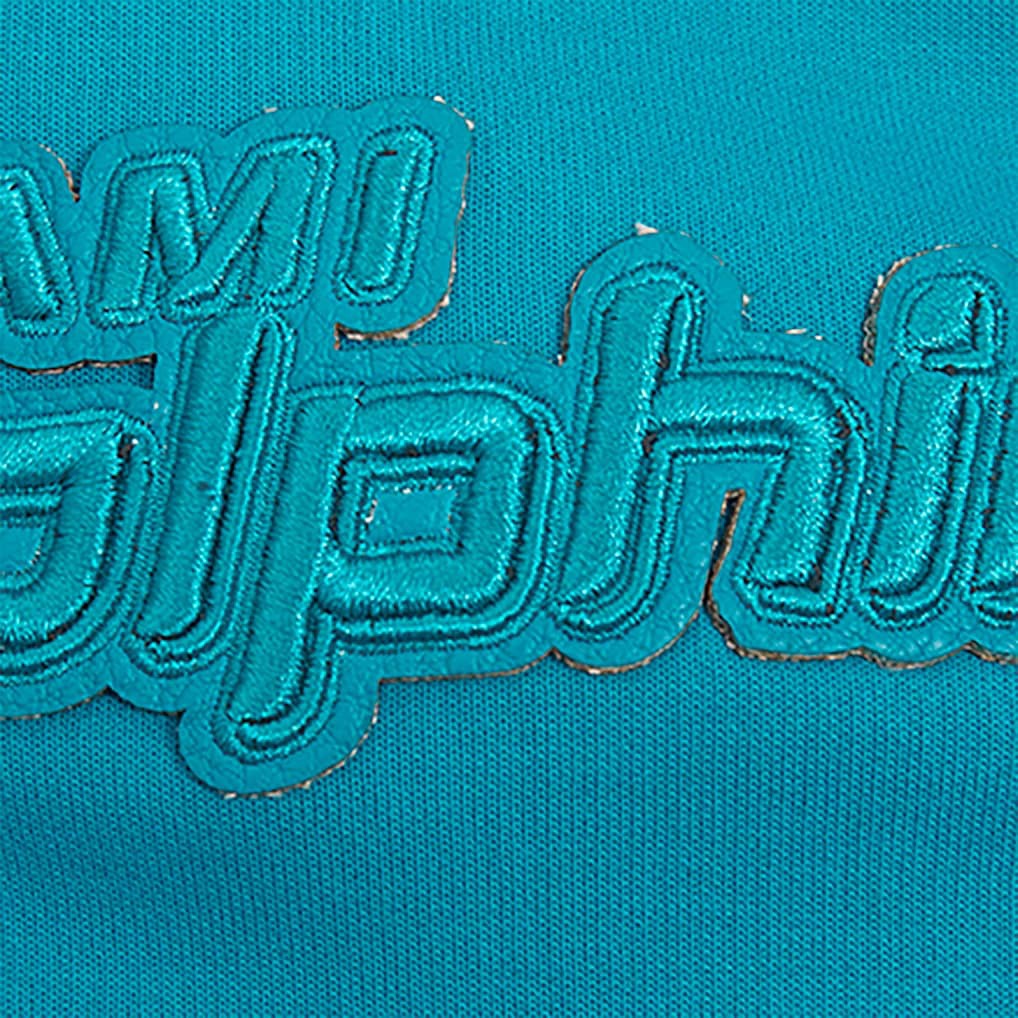 Miami Dolphins Pro Standard Triple Tonal Full-Zip Hoodie Aqua - NFL