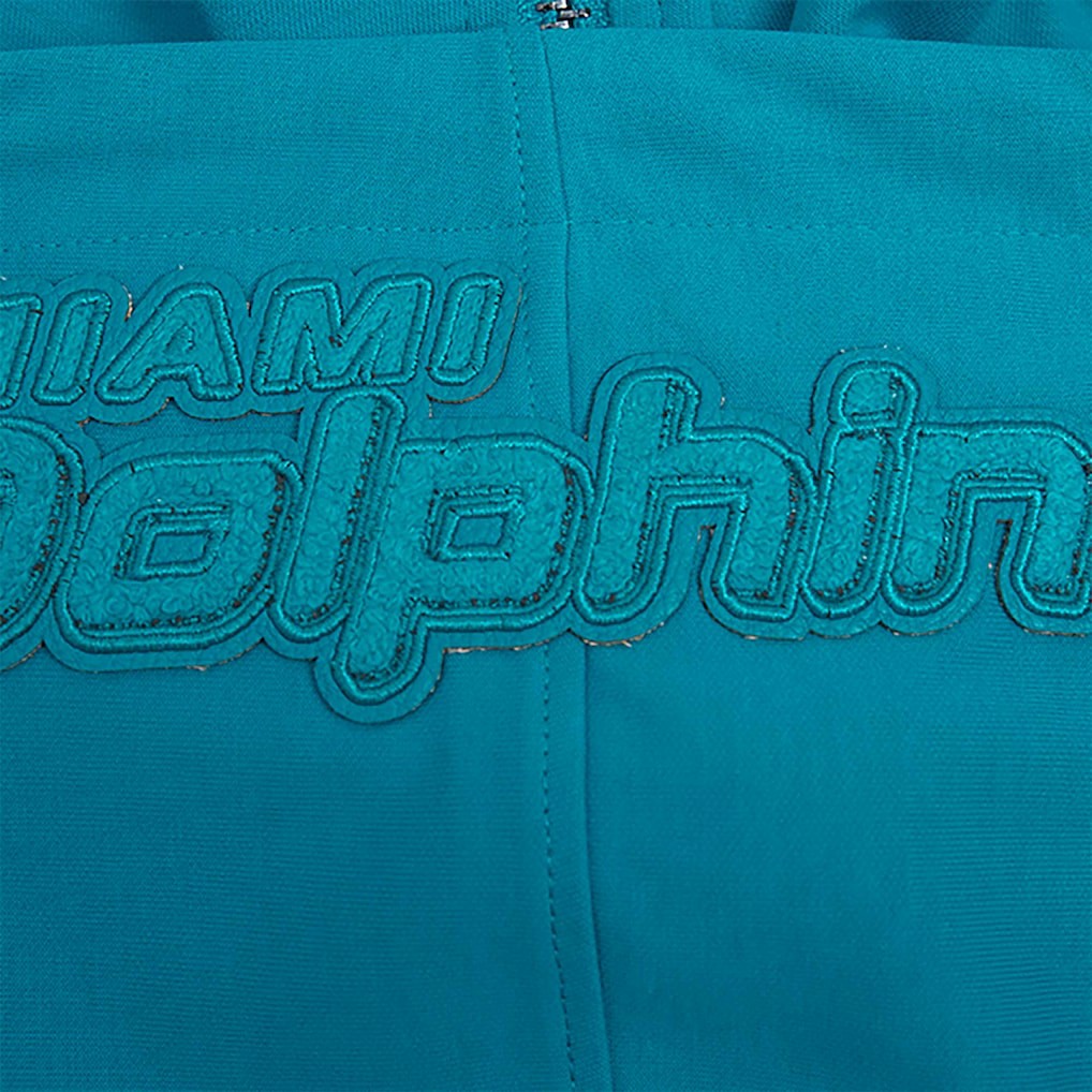 Miami Dolphins Pro Standard Triple Tonal Full-Zip Hoodie Aqua - NFL