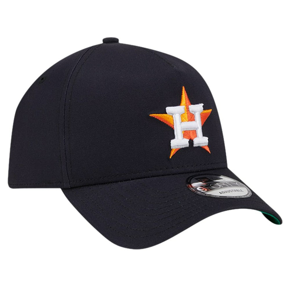 Houston Astros New Era Team Color A-Frame 9FORTY Adjustable Hat for sale