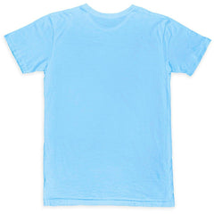 Manchester City 1863FC Mono Crest Slub T-Shirts - Sky Blue