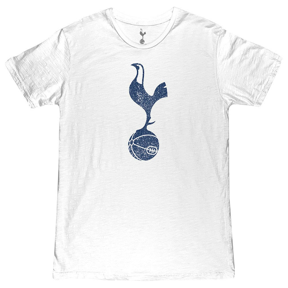 Tottenham Hotspur 1863FC Mono Crest Slub T-Shirts - White