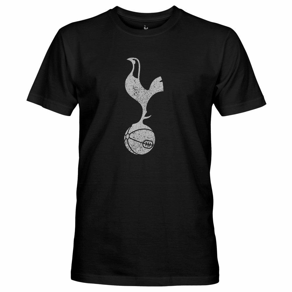 Tottenham Hotspur 1863FC Mono Crest Slub T-Shirts - Black