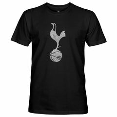 Tottenham Hotspur 1863FC Mono Crest Slub T-Shirts - Black