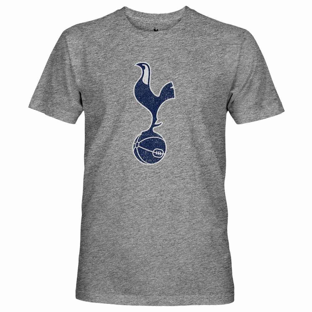 Tottenham Hotspur 1863FC Color Crest Twisted Tri-Blend Slub T-Shirts - Heather Gray
