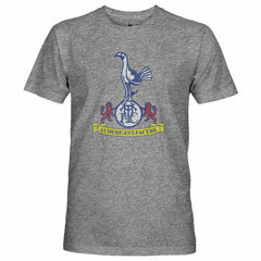 Tottenham Hotspur 1863FC Retro Crest Twisted Tri-Blend Slub T-Shirts - Heather Gray