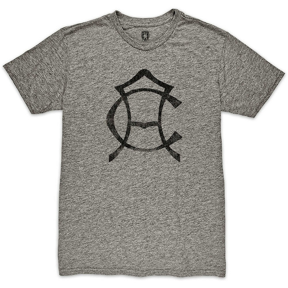Club America 1863FC Retro Crest Twisted Tri-Blend Slub T-Shirts - Heather Gray