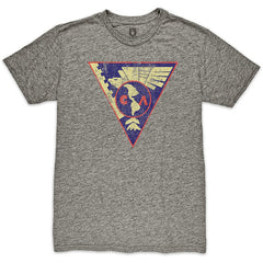 Club America 1863FC Retro Crest Twisted Tri-Blend Slub T-Shirts - Heather Gray