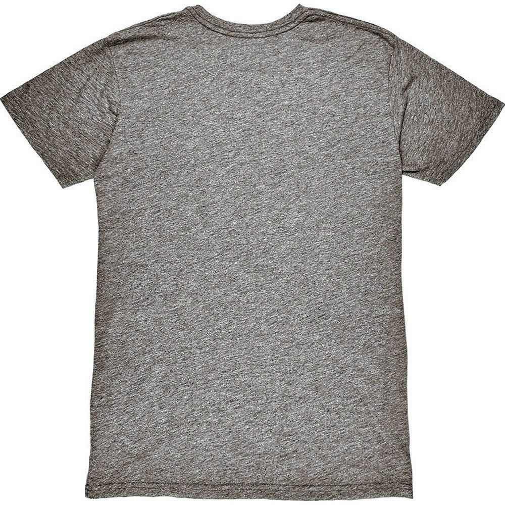 Club America 1863FC Retro Crest Twisted Tri-Blend Slub T-Shirts - Heather Gray