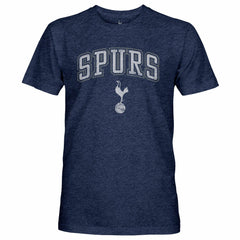 Tottenham Hotspur 1863FC Wordmark Twisted Tri-Blend Slub T-Shirts - Heather Navy