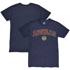 Club America 1863FC Wordmark Twisted Tri-Blend Slub T-Shirts - Heather Navy