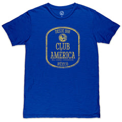 Club America 1863FC Retro Seal Slub T-Shirts - Royal