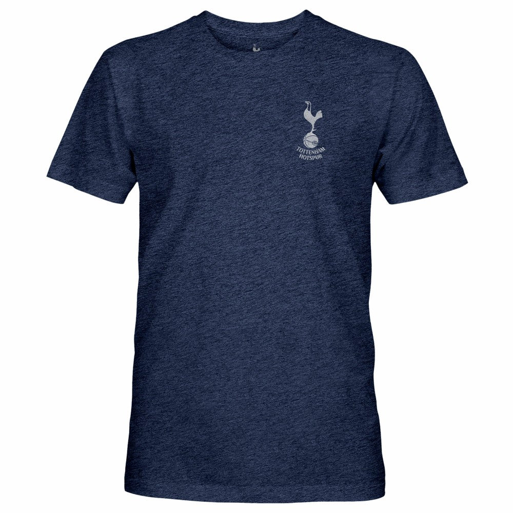 Tottenham Hotspur 1863FC Front Back Date Twisted Tri-Blend T-Shirts - Heather Navy