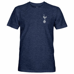 Tottenham Hotspur 1863FC Front Back Text Twisted Tri-Blend Slub T-Shirts - Heather Navy