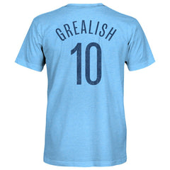 Jack Grealish Manchester City 1863FC Player Name & Number Twisted Tri-Blend Slub T-Shirts - Sky Blue